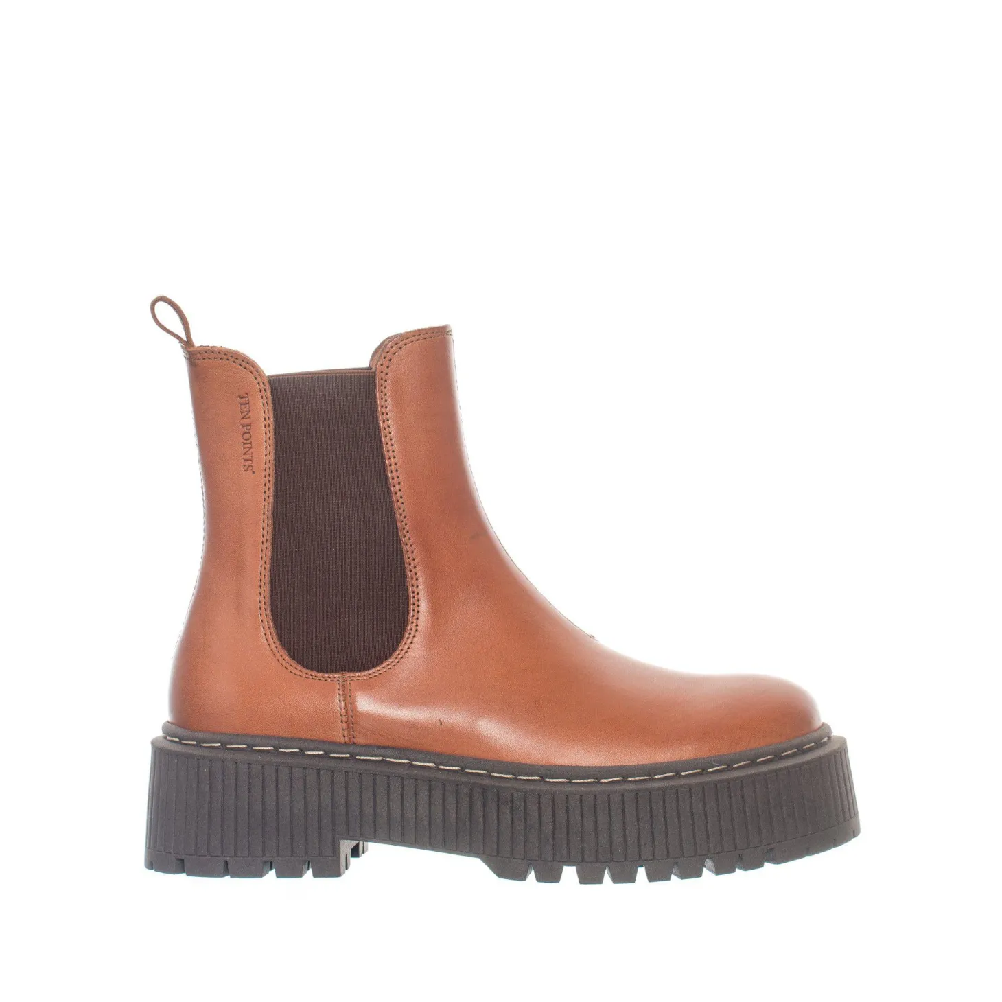 Alina Chelsea boots — Cognac