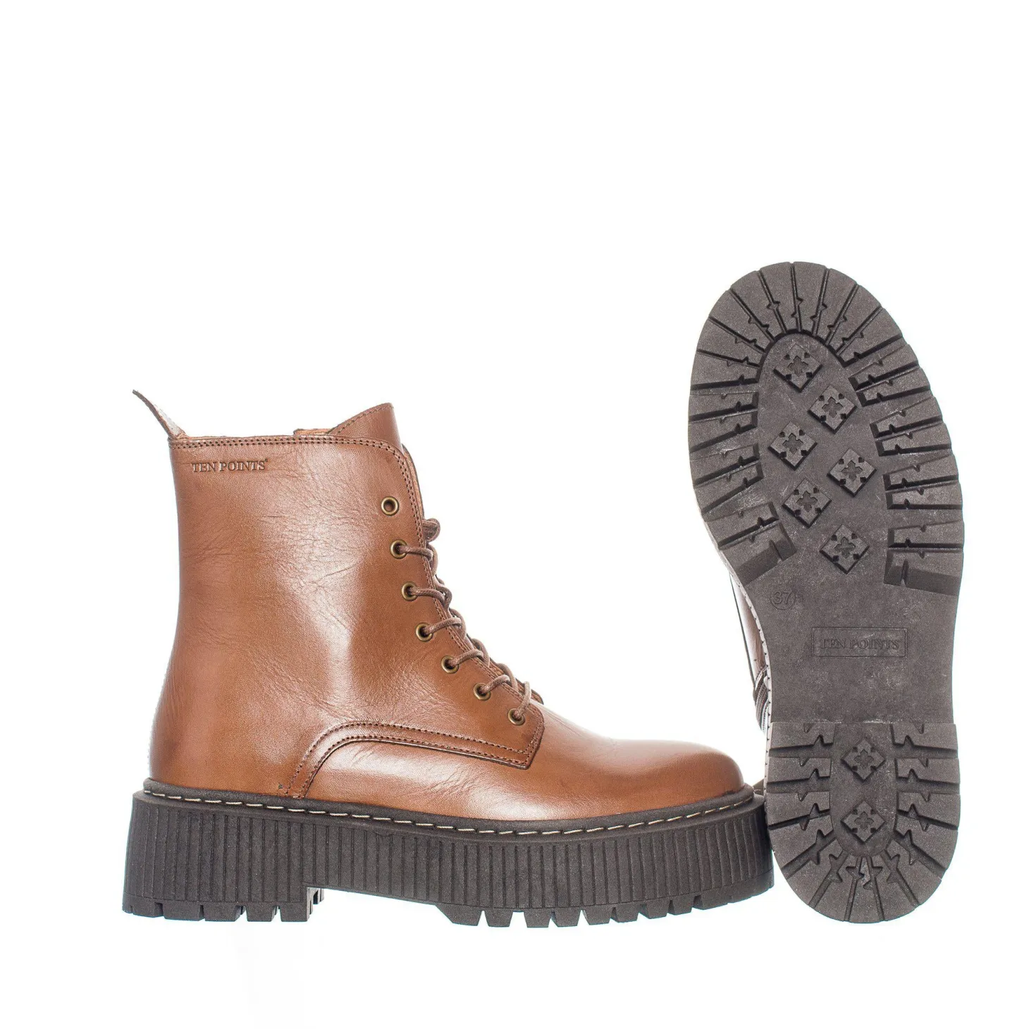 Alina Laced boots — Brown