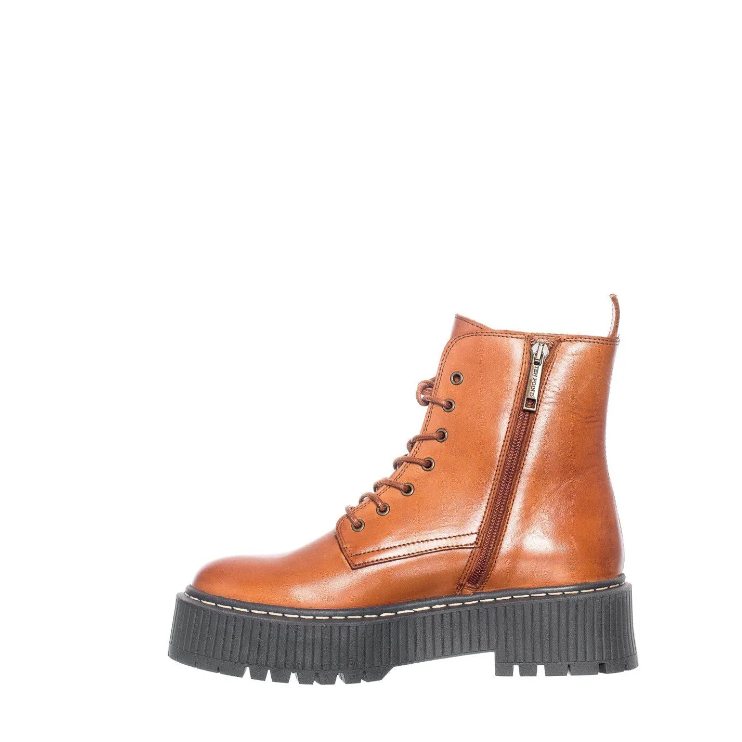 Alina Laced boots — Cognac