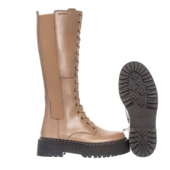 Alina Tall shaft boots — Taupe
