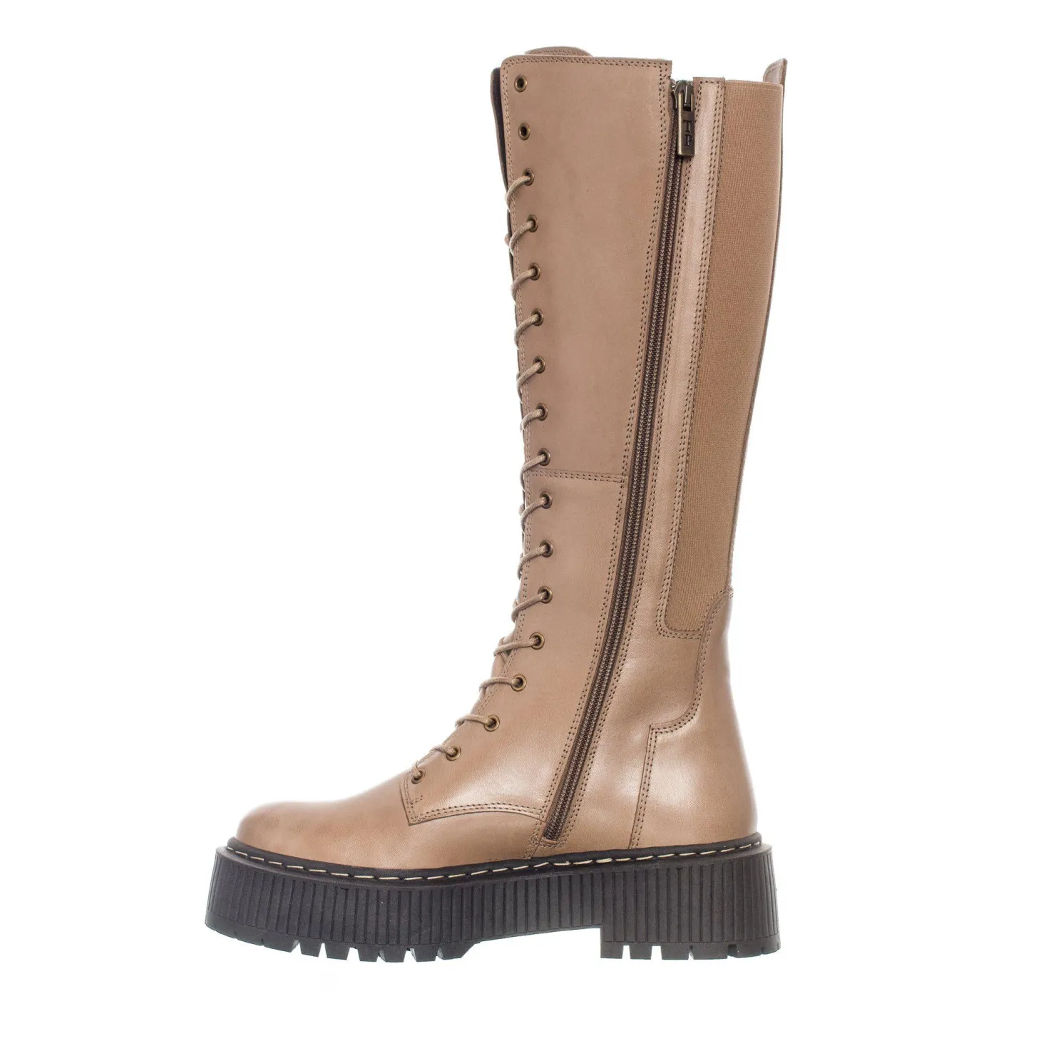 Alina Tall shaft boots — Taupe