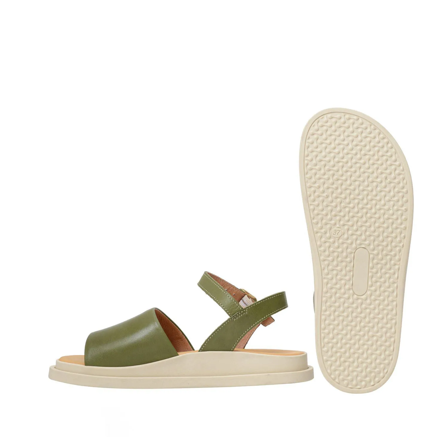 Alma Sandals — Khaki
