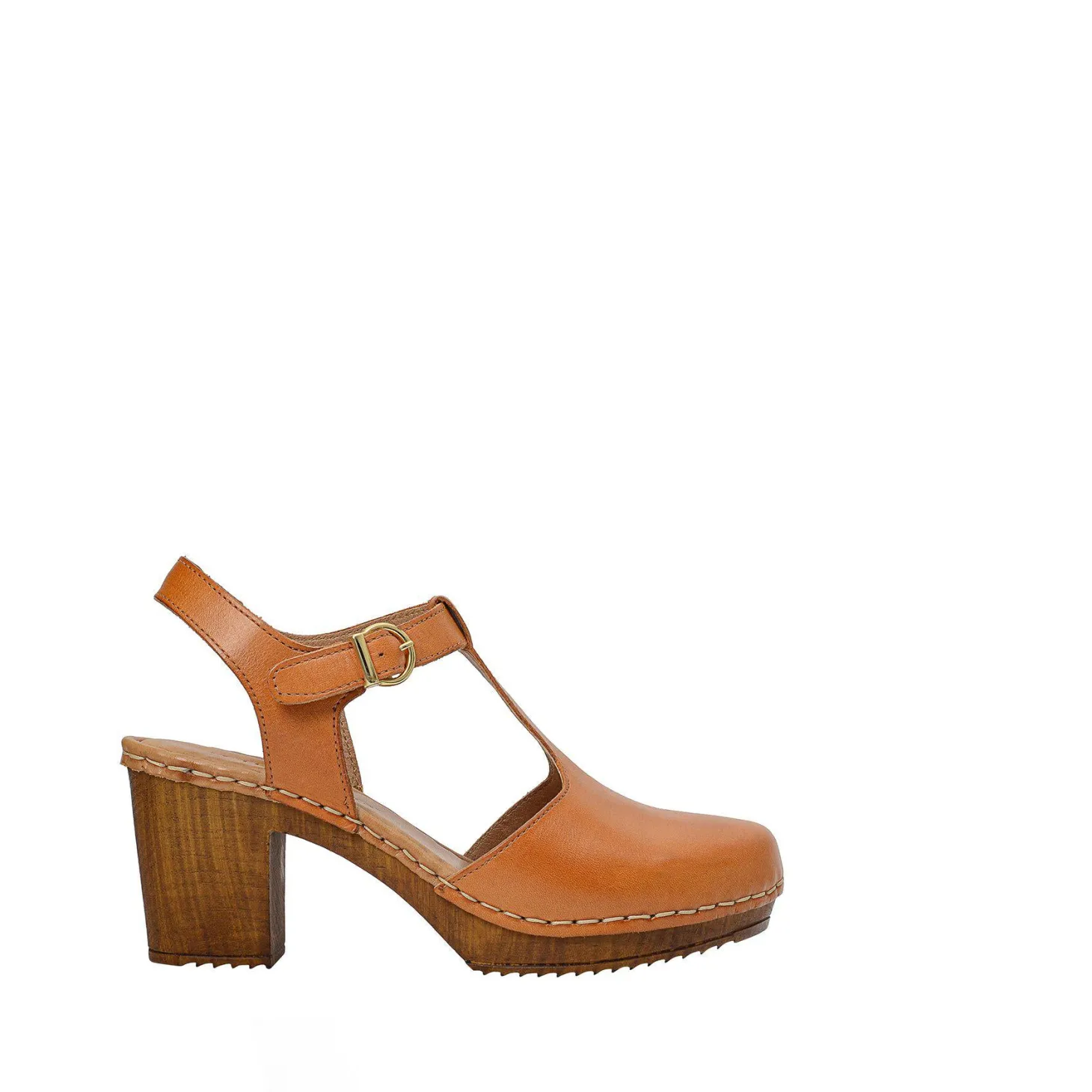 Amelia Clogs — Caramel