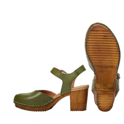 Amelia Clogs — Khaki