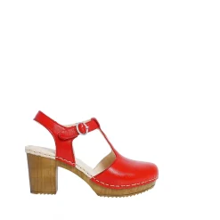 Amelia Clogs — Red