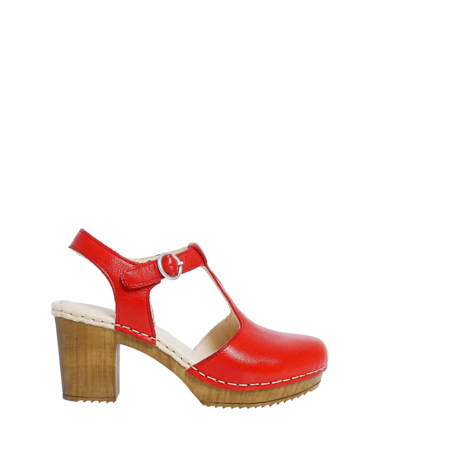 Amelia Clogs — Red