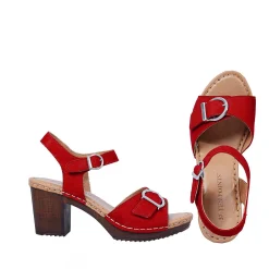 Amelia Clogs — Red