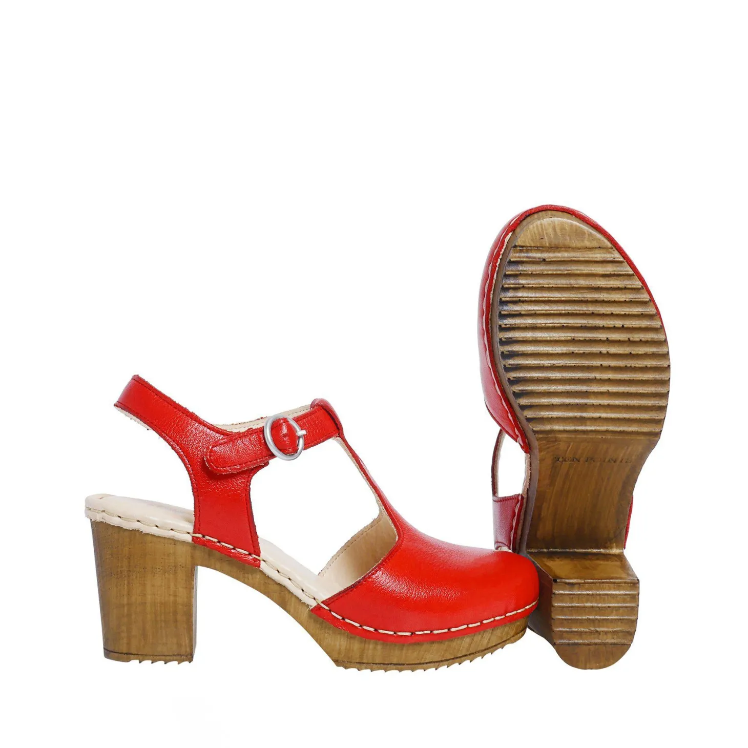 Amelia Clogs — Red