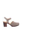 Amelia Clogs — Taupe