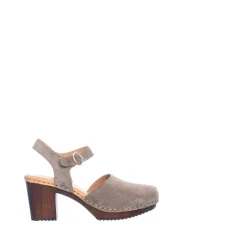 Amelia Clogs — Taupe