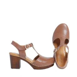 Amelia Clogs — Taupe