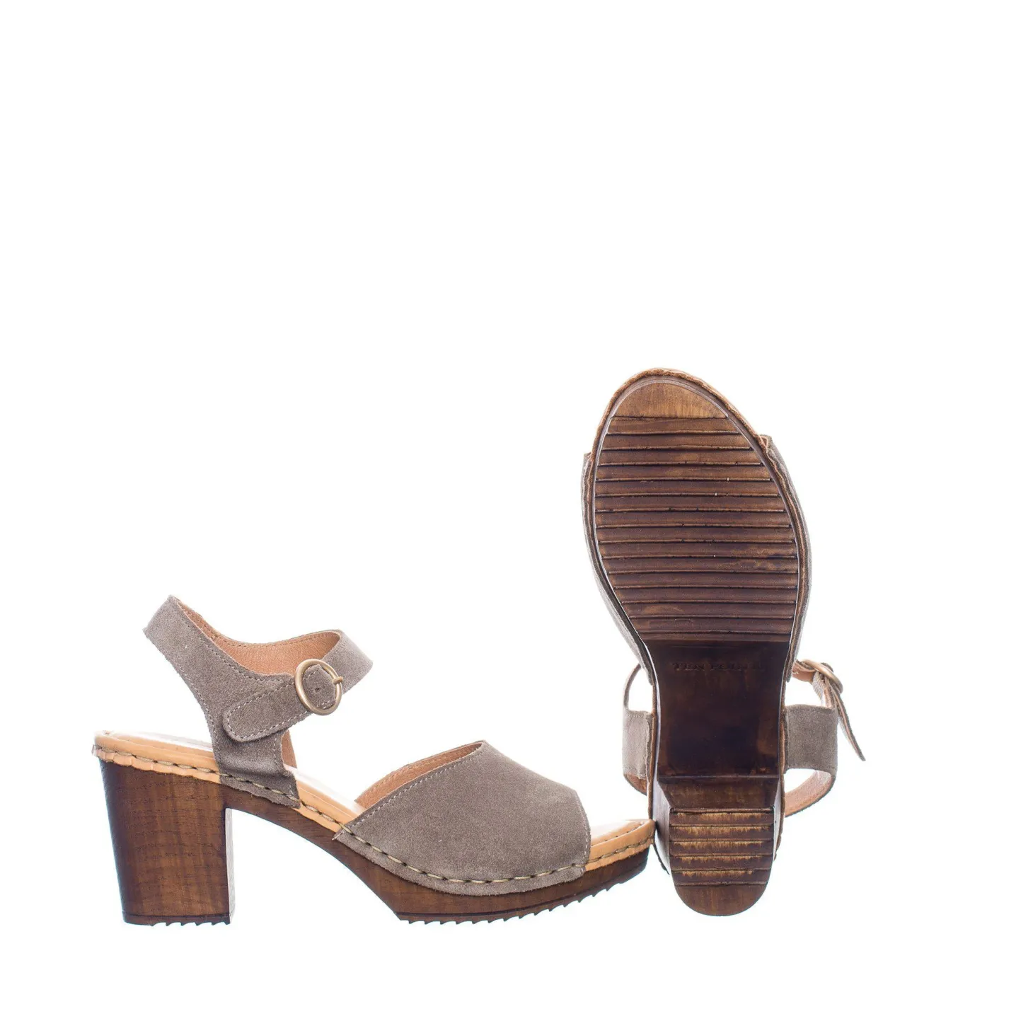 Amelia Clogs — Taupe