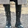 Aretha Laced boots — Black