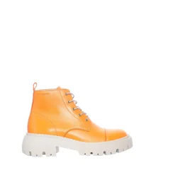 Aretha Laced boots — Orange