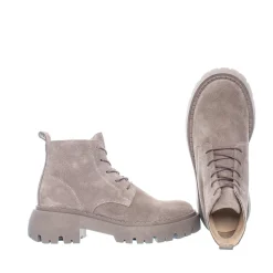 Aretha Laced boots — Taupe
