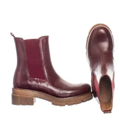 Cecilia Chelsea boots — Dark red