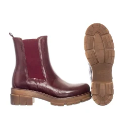 Cecilia Chelsea boots — Dark red