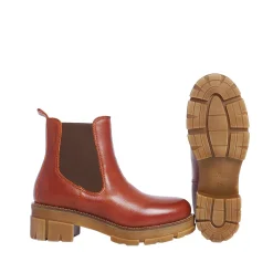 Cecilia Chelsea boots — Nutbrown