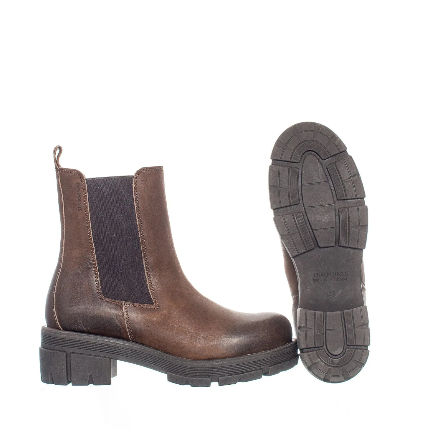 Cecilia Chelsea boots — Nutbrown