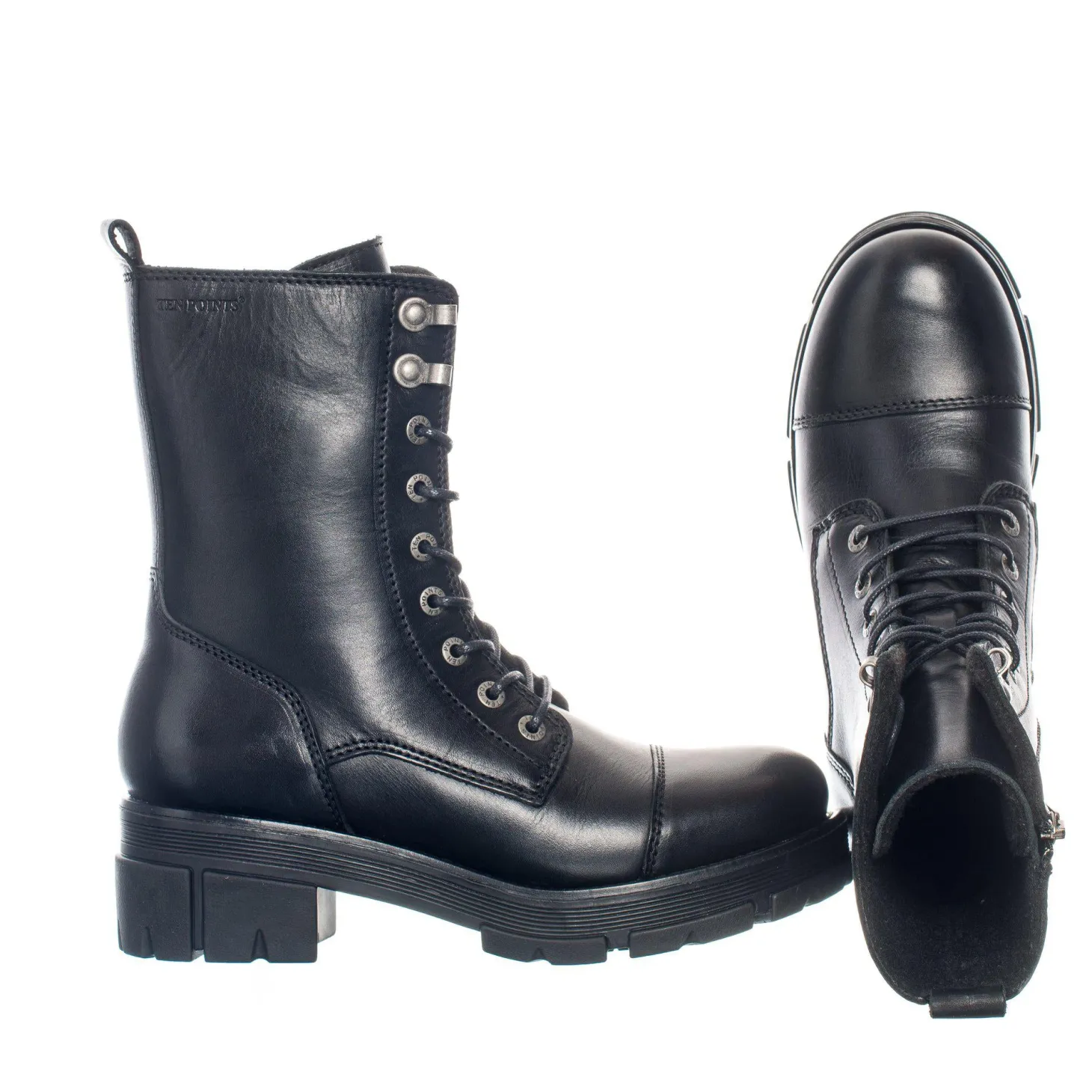 Cecilia Laced boots — Black