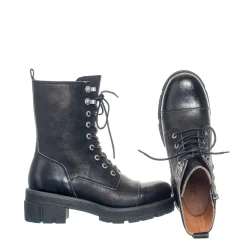 Cecilia Laced boots — Black