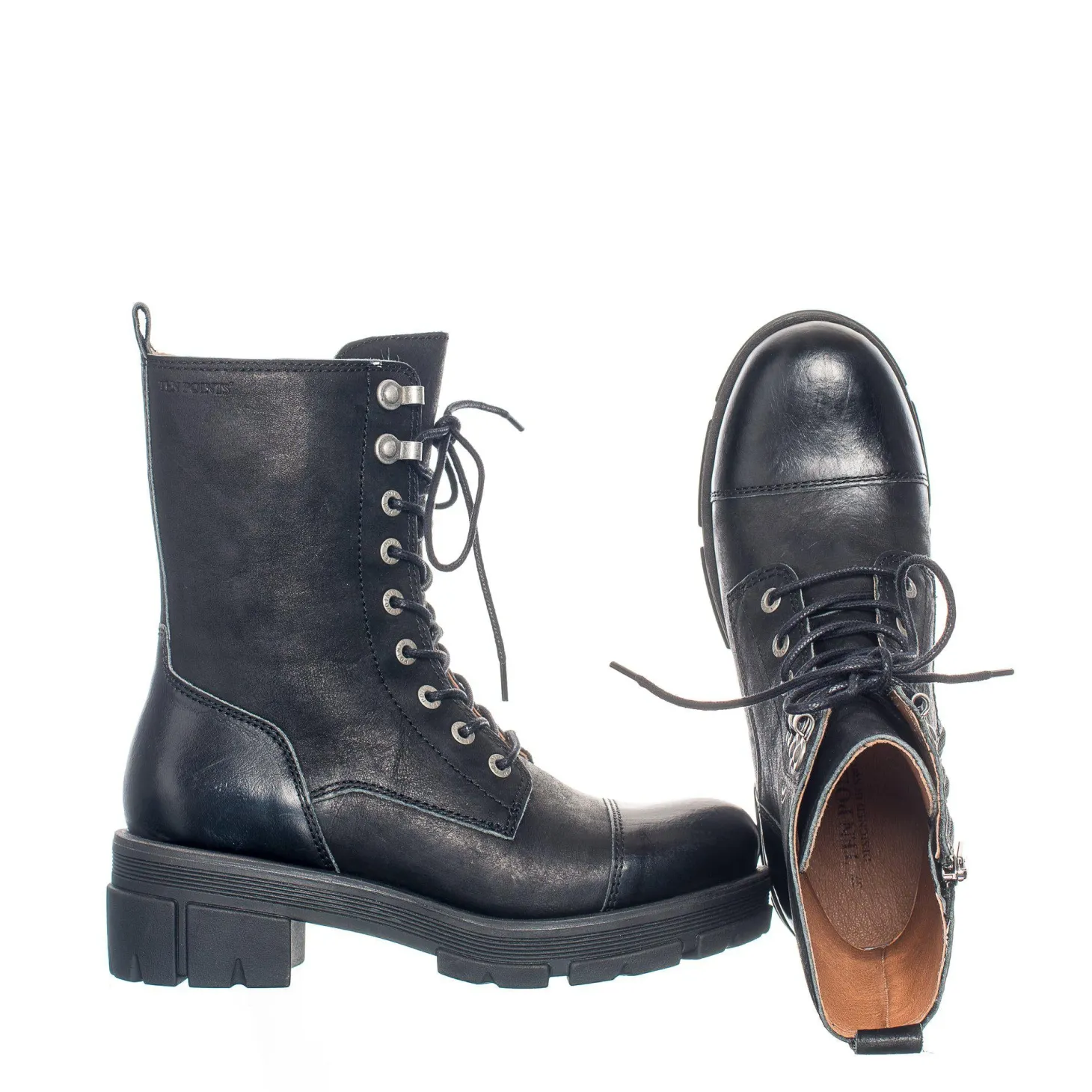 Cecilia Laced boots — Black