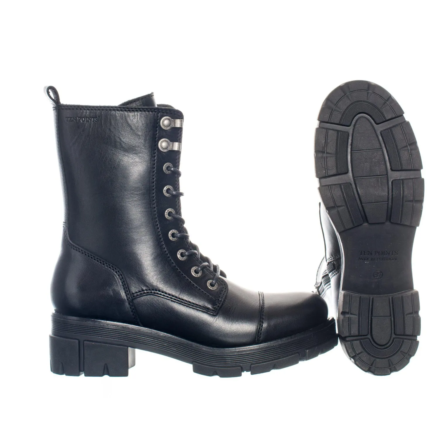 Cecilia Laced boots — Black