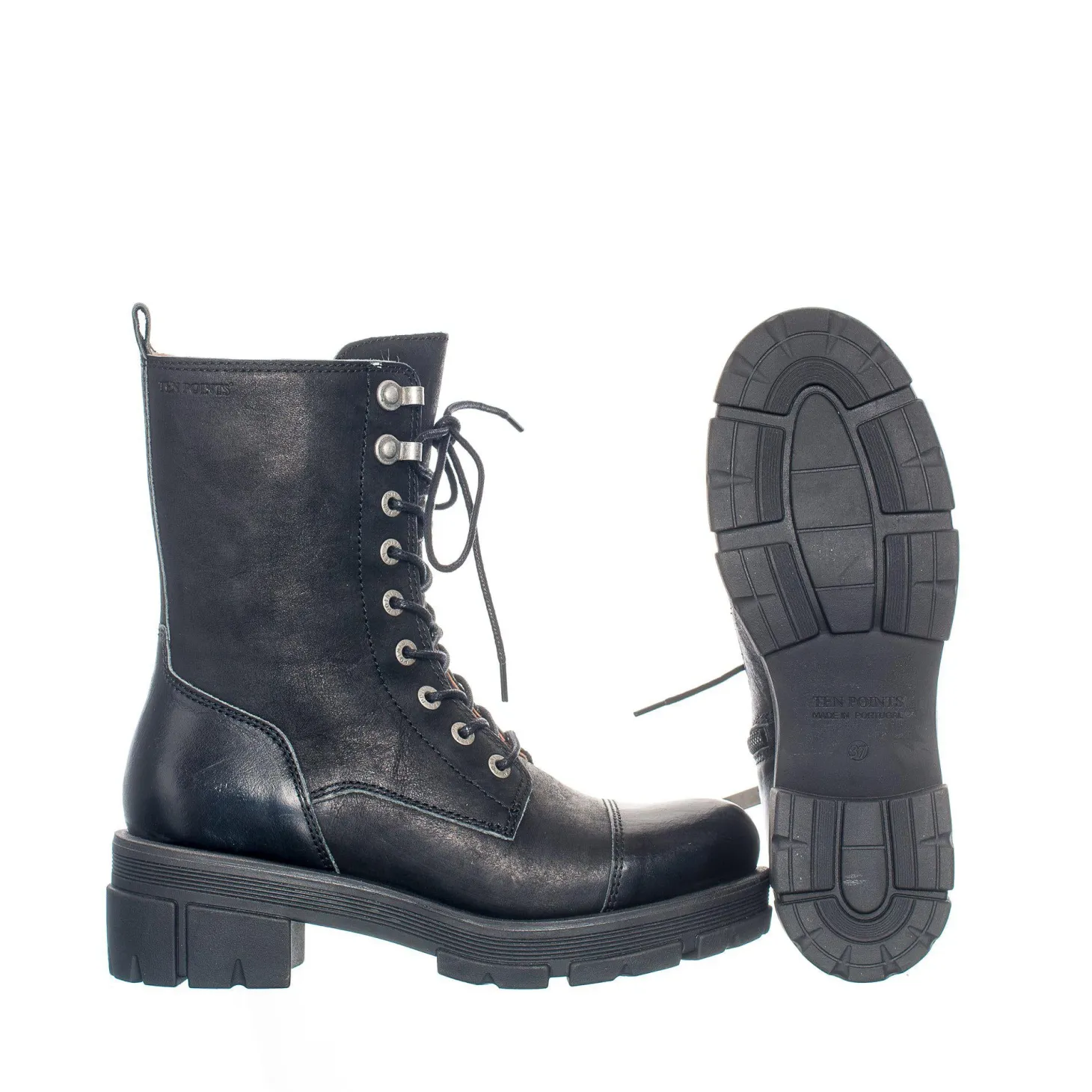 Cecilia Laced boots — Black