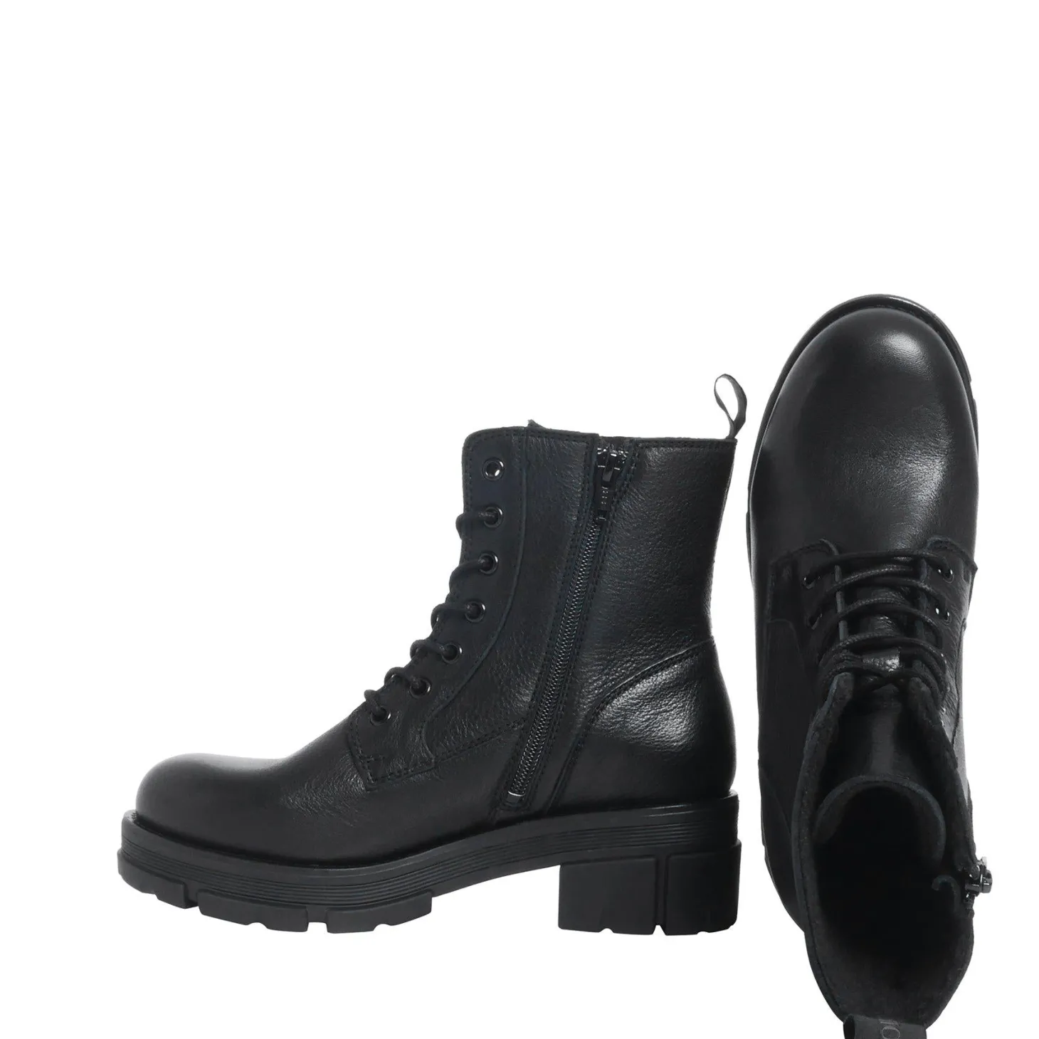 Cecilia Laced boots — Black