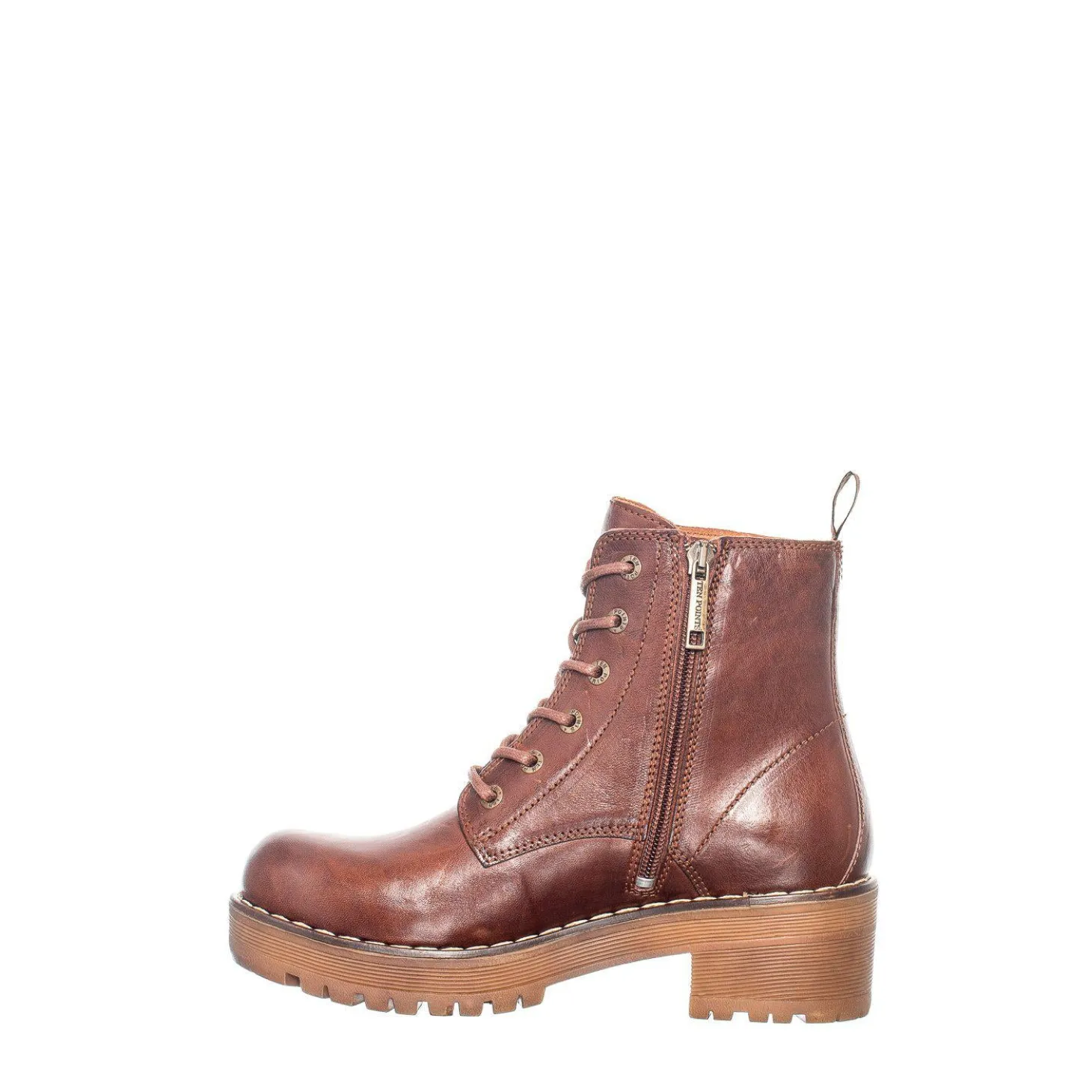 Clarisse Laced boots — Chocolate