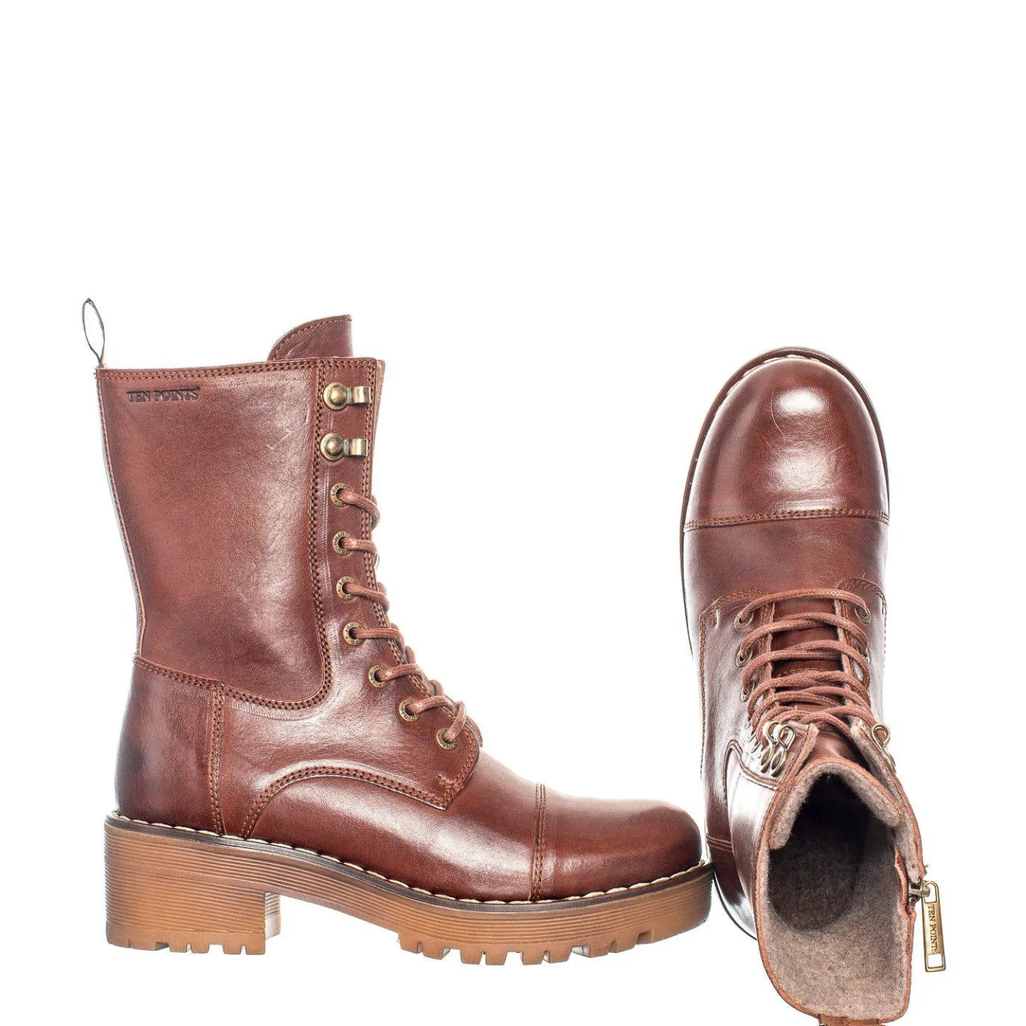 Clarisse Warm boots — Chocolate