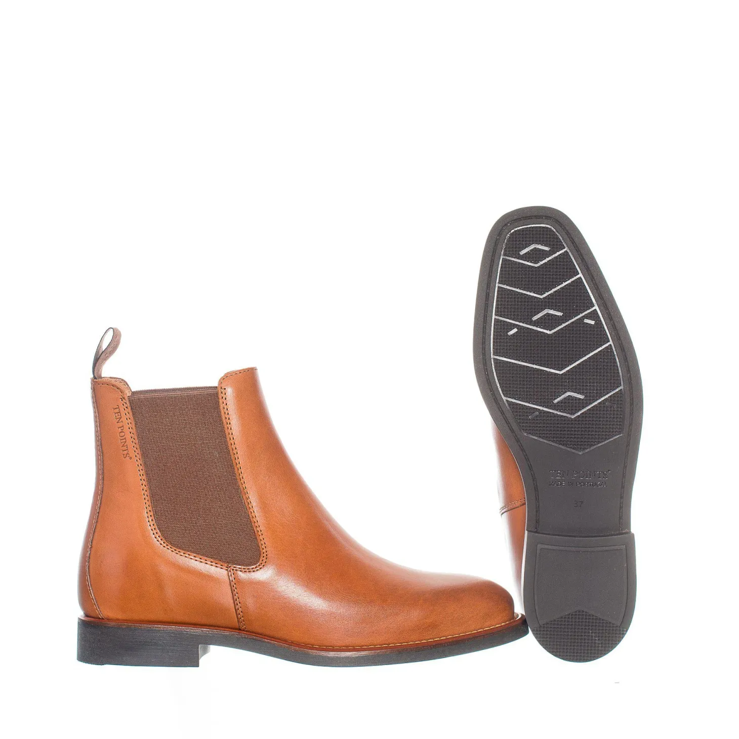 Daisy Chelsea boots — Cognac