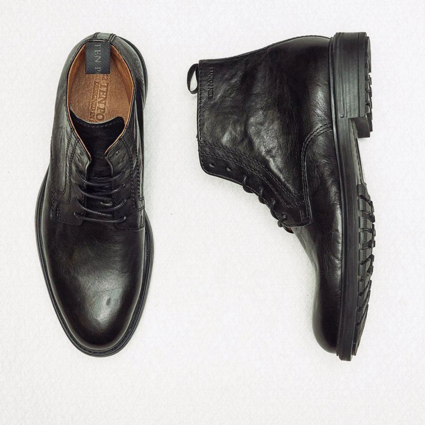 EMIL Laced boots — Black