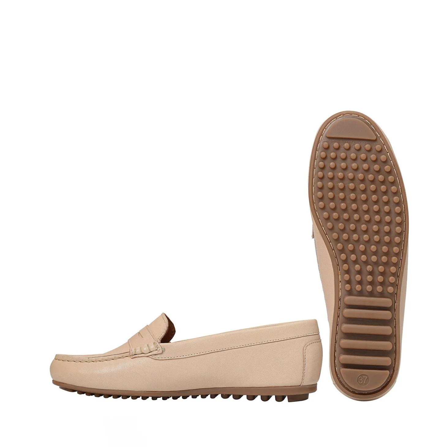 Indy Loafers — Beige