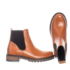 Isadora Chelsea boots — Cognac