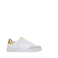 Isolde Sneakers — White/gold