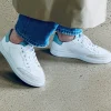 Isolde Sneakers — White/Lightblue