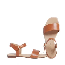 Madeleine Sandals — Cognac