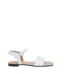 Madeleine Sandals — White