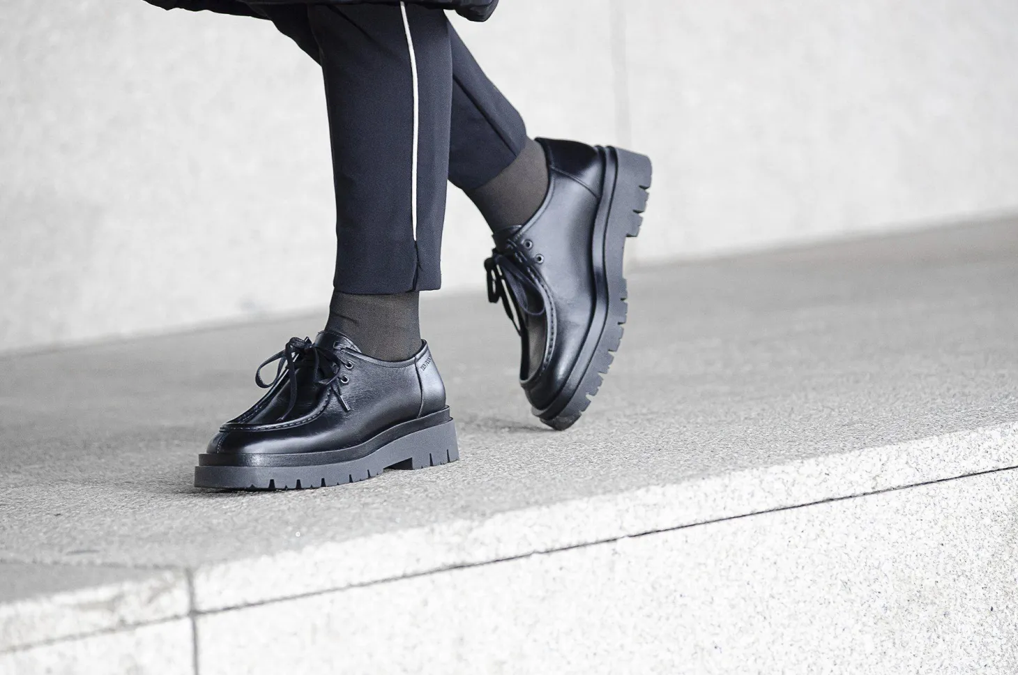 Margaret Laced shoes — Black