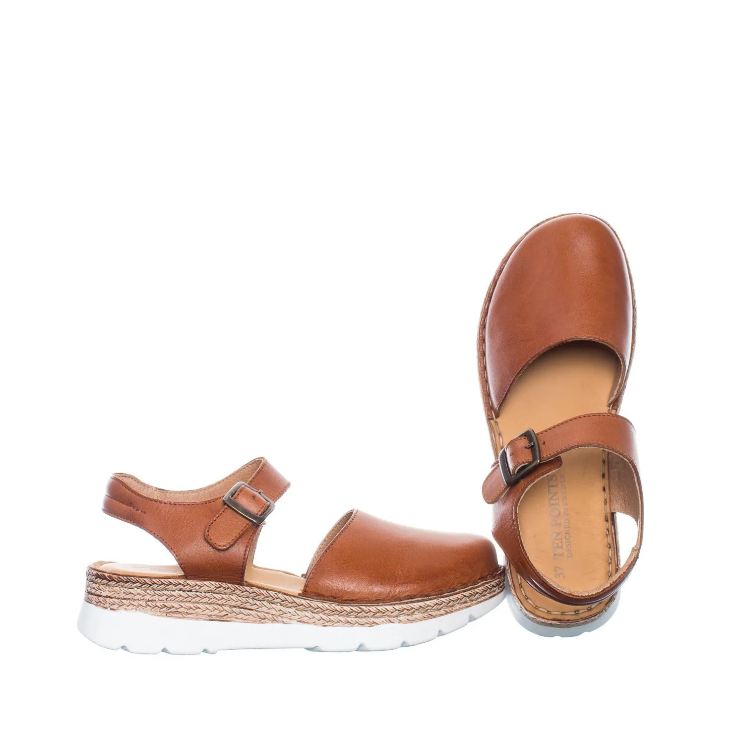 Maya Sandals — Cognac