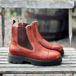 Mimmi Chelsea boots — Nutbrown