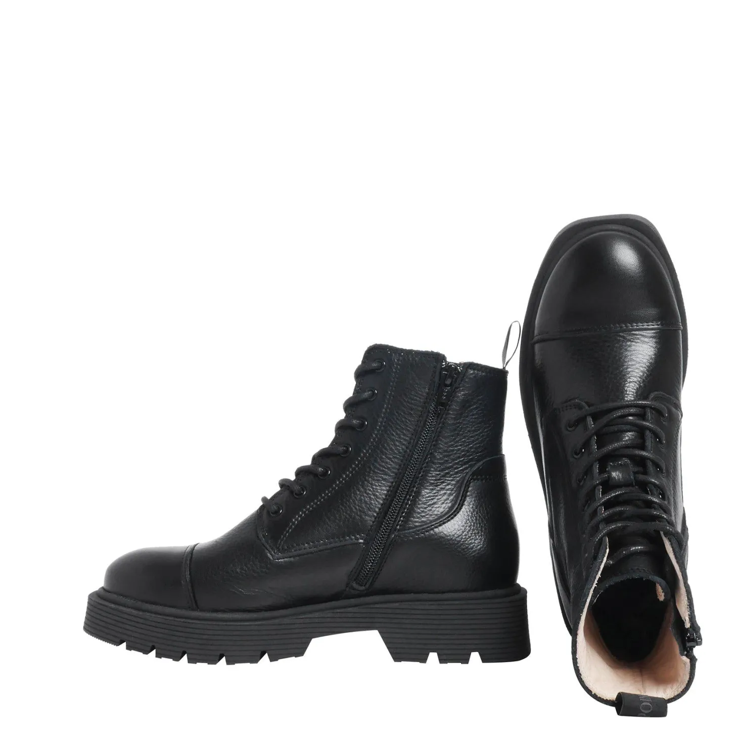 Mimmi Laced boots — Black