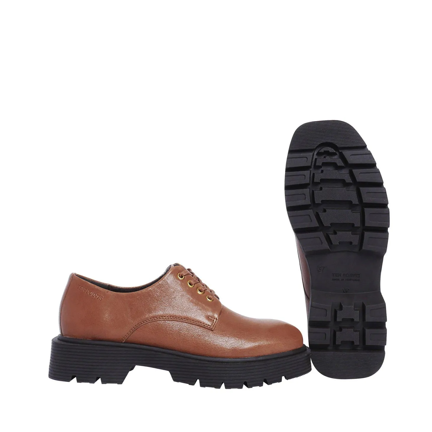 Mimmi Laced shoes — Cognac