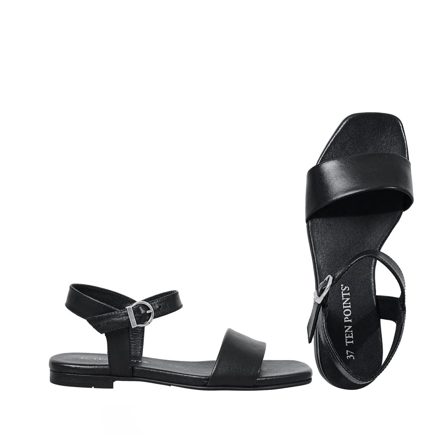 New Madeleine Sandals — Black