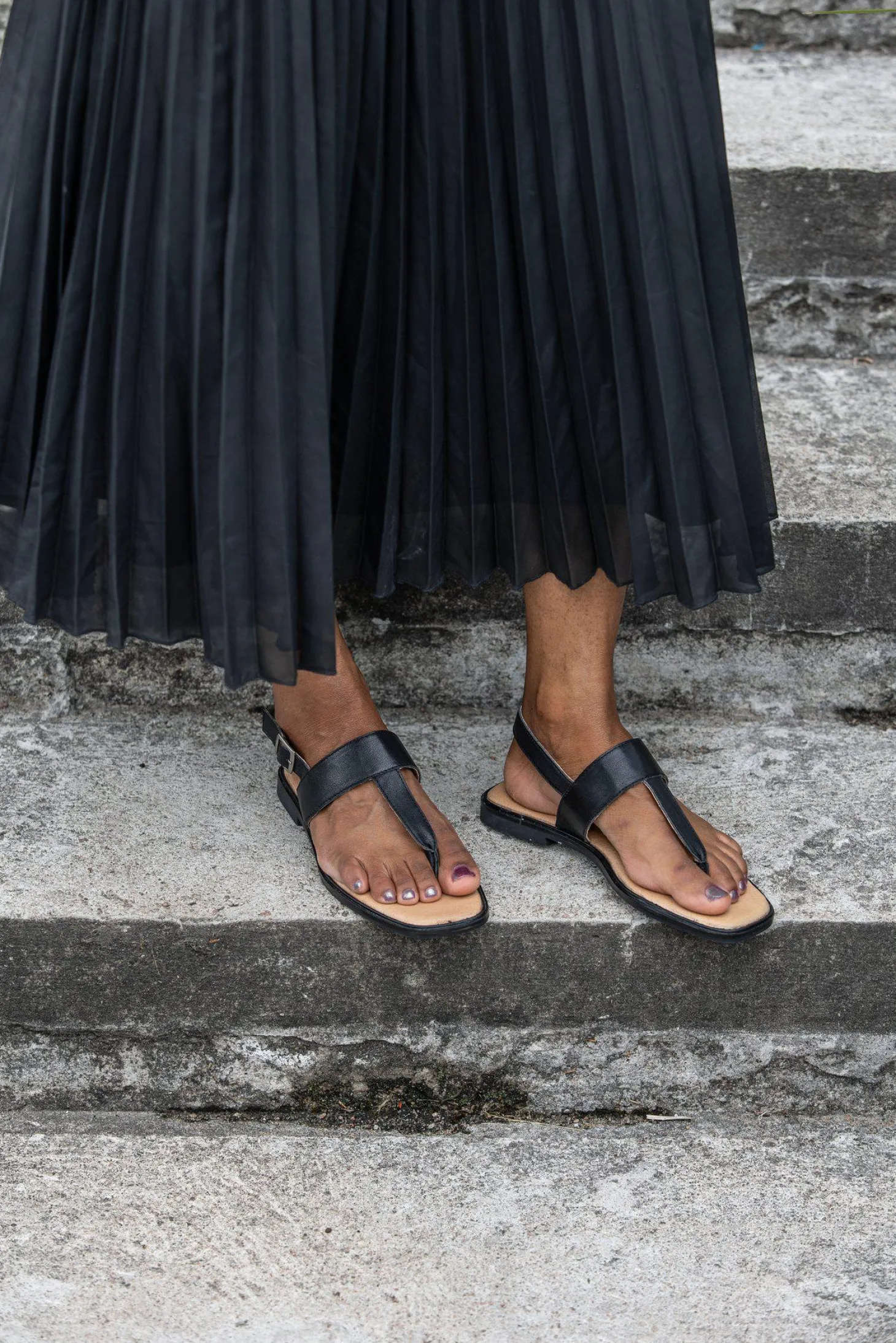 Olivia Sandals — Black