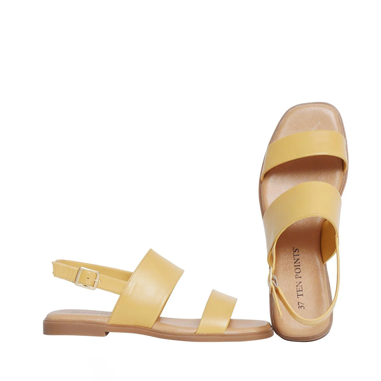 Olivia Sandals — Mustard