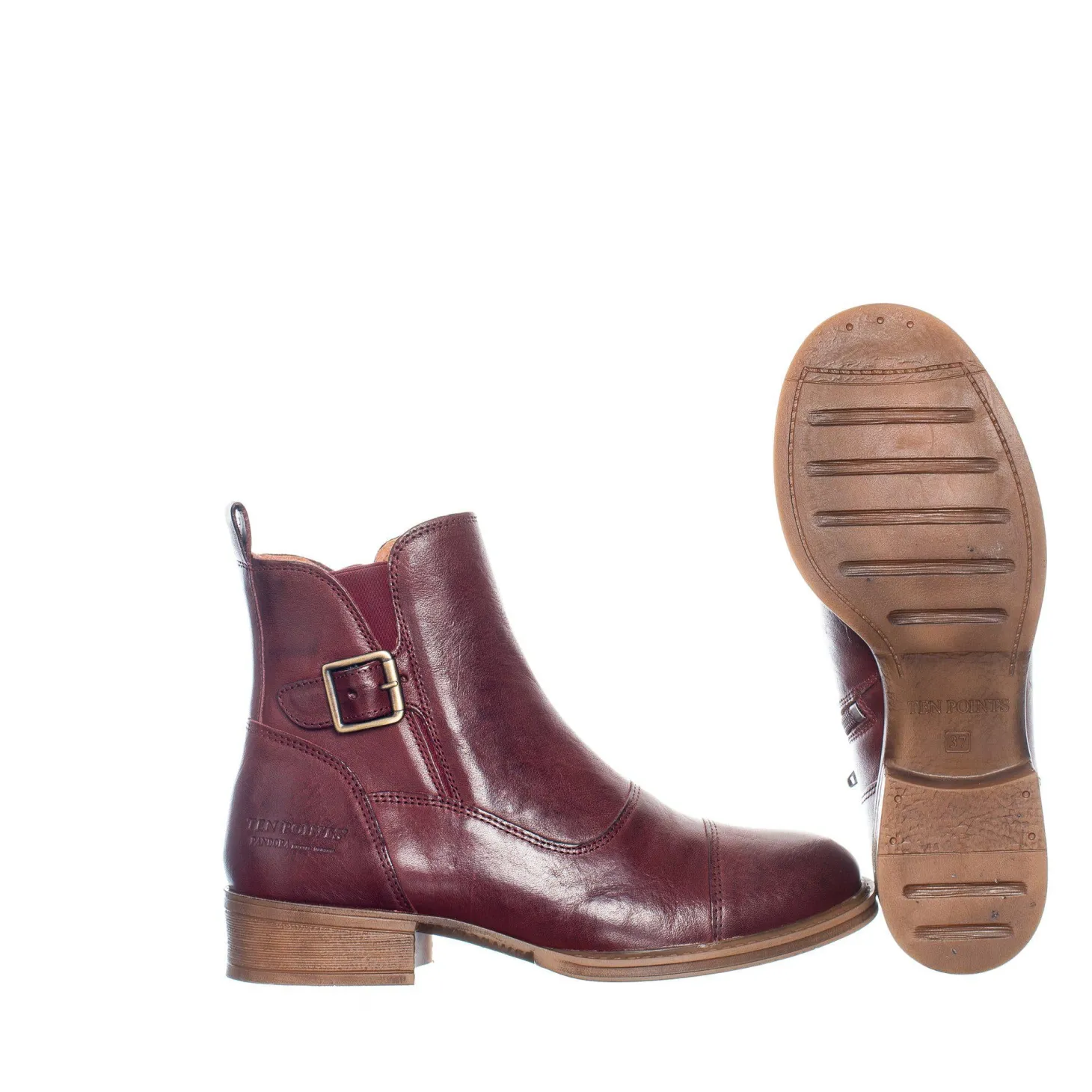 Pandora Ankle boots — Dark red