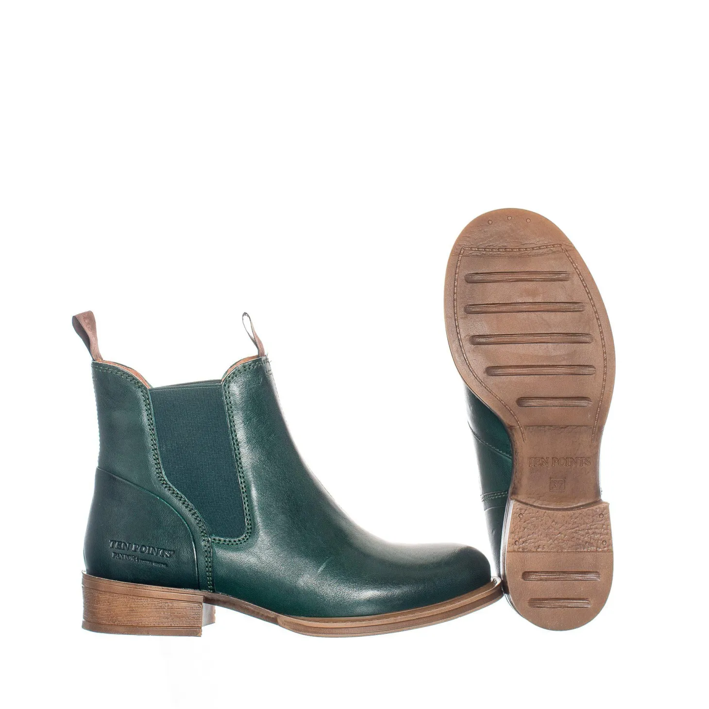 Pandora Chelsea boots — Botanical green