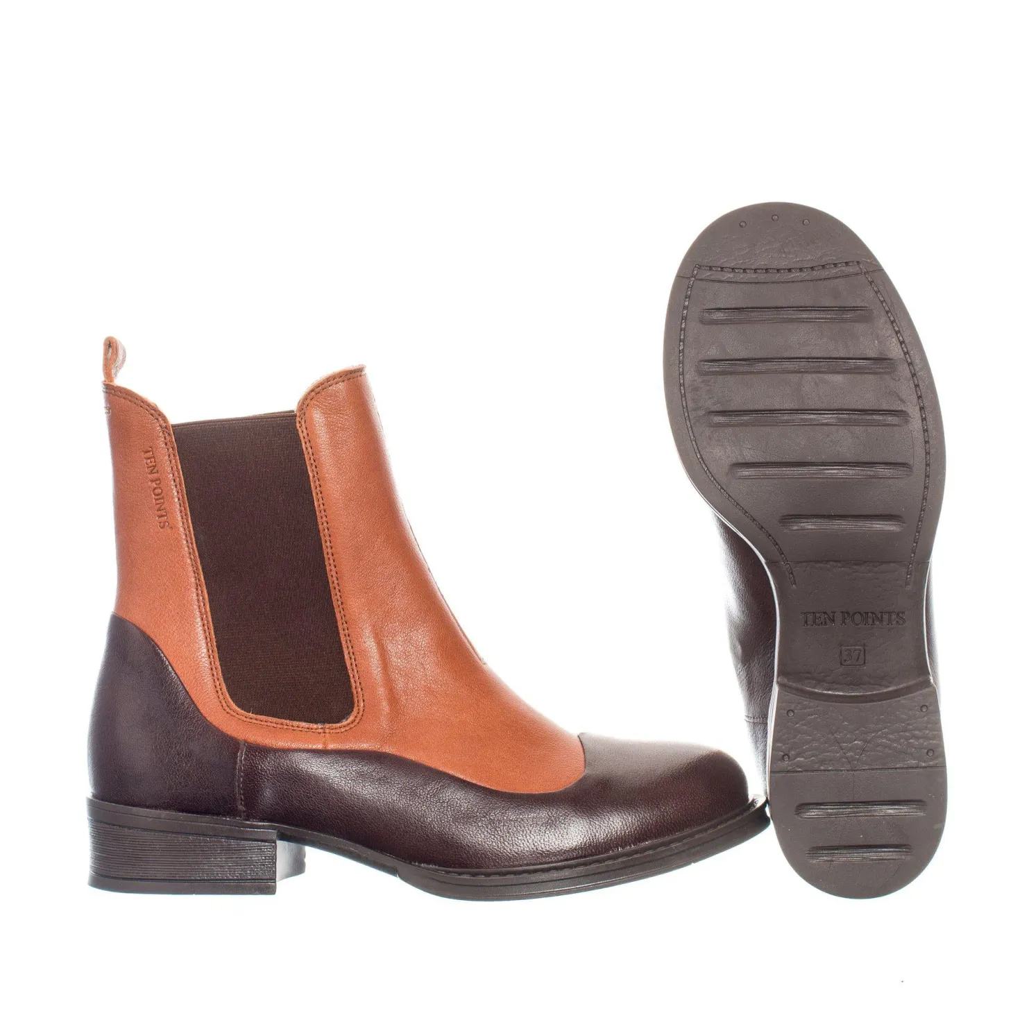 Pandora Chelsea boots — Cognac